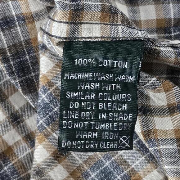 2/$50 Rodd & Gunn Lawrence Plaid Gravel Shirt Size XXL - Picture 5 of 7